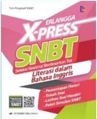 Erlangga X-Press SNBT Literasi dalam Bahasa Inggris