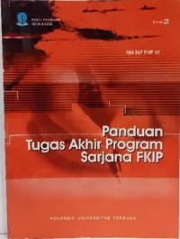 Panduan Tugas Akhir Program Sarjana FKIP